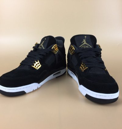 Nike Air Jordan 4 ' Royalty ' Black Gold