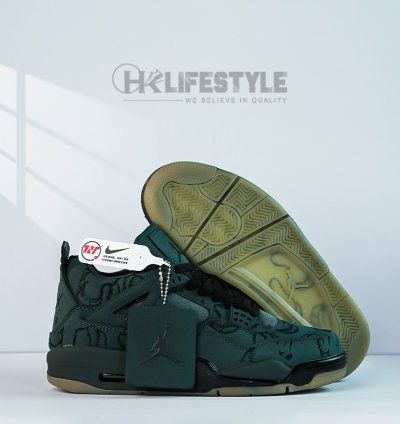 Kaws x Nike Air Jordan 4 Retro " Black " 930155-001