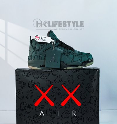 Kaws x Nike Air Jordan 4 Retro " Black " 930155-001