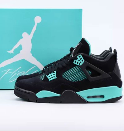 Air Jordan 4 Retro Tiffany " Blue Coral " Shoes