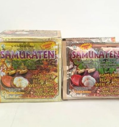 Samuraten Original Herbal Capsule for Gout & Muscle Aches 40 Box