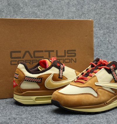 Nike Air Max 1 Travis Scott Cactus Jack Wheat Lemon Drop