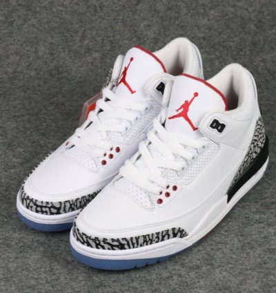 Nike Air Jordan 3 Retro Free Throw Line White Cement