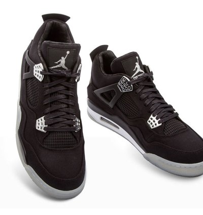 Nike Air Jordan 4 “ Black Chrome ” Eminem Carhartt