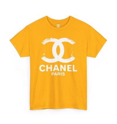 Chanel Uniquy T Shirt Yellow Size USA