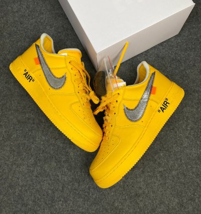 Nike Air Force 1 Low Off-White ICA University Gold