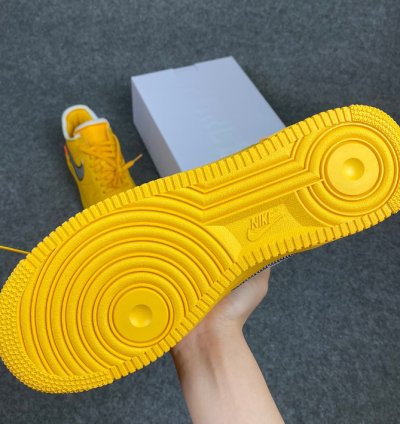Nike Air Force 1 Low Off-White ICA University Gold