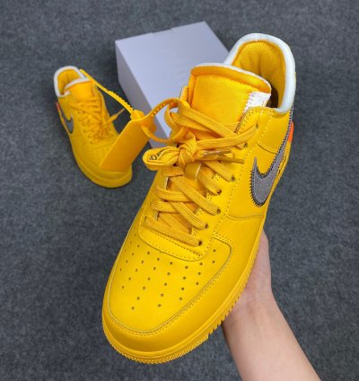 Nike Air Force 1 Low Off-White ICA University Gold