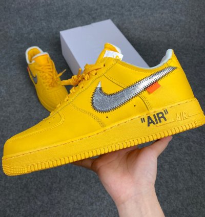 Nike Air Force 1 Low Off-White ICA University Gold