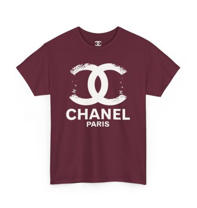 Chanel Uniquy T Shirt Maroon Size USA