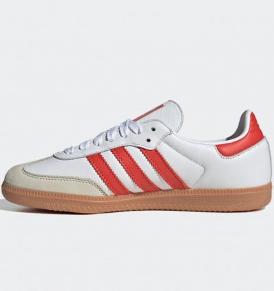 adidas Samba OG White Solar Red Gum - IF6513