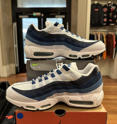 Air max 95 white skate blue