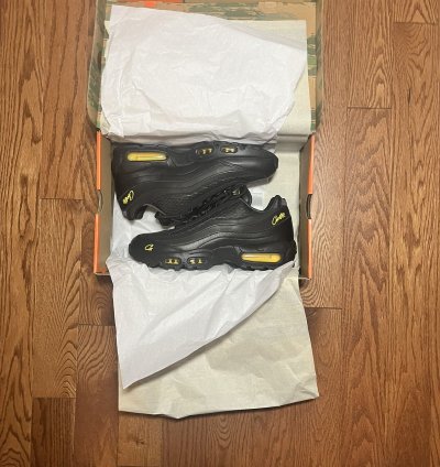 Nike Corteiz Air Max 95 Honey Blacks NYC London Exclusive