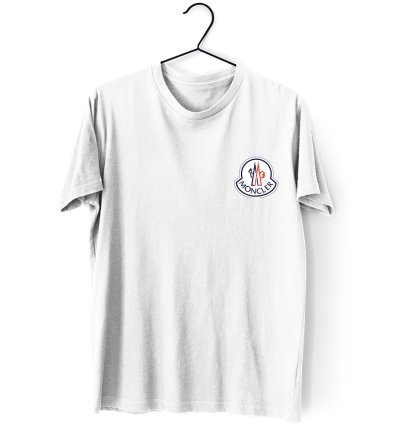 Moncler Fashion Logo Men's White Shirt USA Size S to 5XL