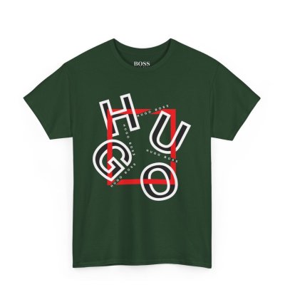 HUGO BOSS Shirt Size Usa S to 5XL Forest Green