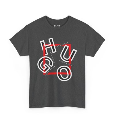 HUGO BOSS Shirt Size Usa S to 5XL Charcoal