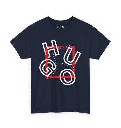 HUGO BOSS Shirt Size Usa S to 5XL Navy