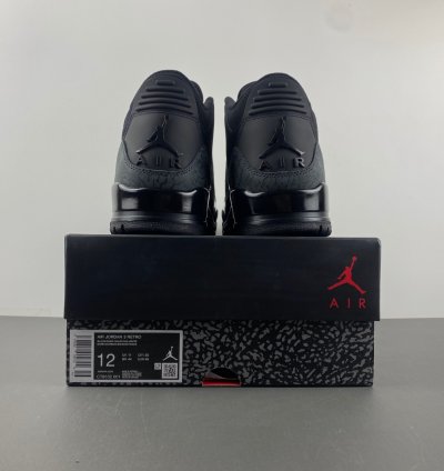 Air Jordan 3 Retro 2025 Black Cat - CT8532-001