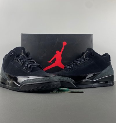 Air Jordan 3 Retro 2025 Black Cat - CT8532-001
