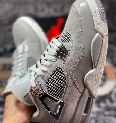 Air Jordan 4 Retro ”Light Iron Ore” AQ9129-001