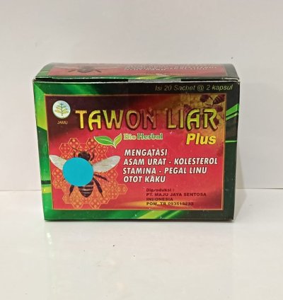 Tawon Liar Plus Herbal Capsules - Helps Relieve Body Aches Maintain Stamina