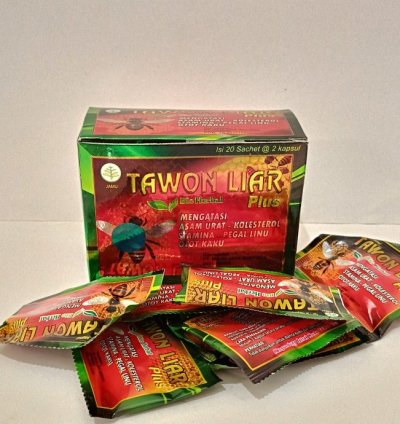 Tawon Liar Plus Herbal Capsules - Helps Relieve Body Aches Maintain Stamina