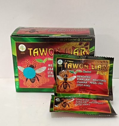 Tawon Liar Plus Herbal Capsules - Helps Relieve Body Aches Maintain Stamina