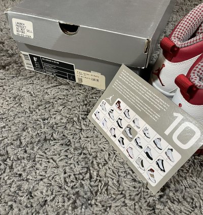 2005 Jordan 10 Retro Red Steel Rare Collectible