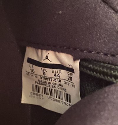 2012 Jordan 11 Breds