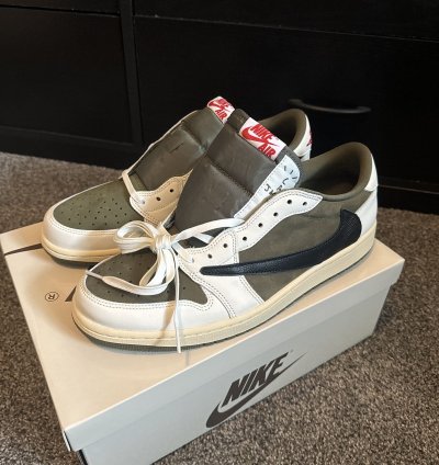 Air Jordan 1 Low OG SP Medium Olive Size 13