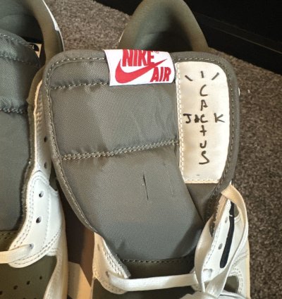 Air Jordan 1 Low OG SP Medium Olive Size 13