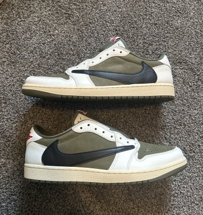 Air Jordan 1 Low OG SP Medium Olive Size 13