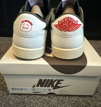 Air Jordan 1 Low OG SP Medium Olive Size 13
