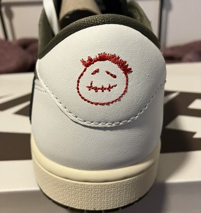 Air Jordan 1 Low OG SP Travis Scott Olive SIZE 10 5