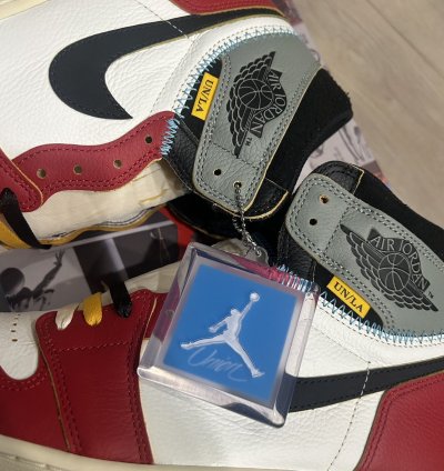 Air Jordan 1 Retro High OG SP Union LA Chicago Shadow Sz 12