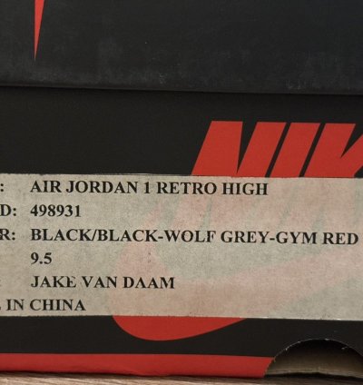 Air Jordan 1 Retro High Private Listing for rcclientele3