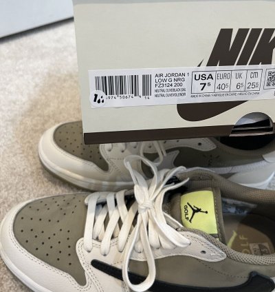 Air Jordan 1 retro low golf Travis scott