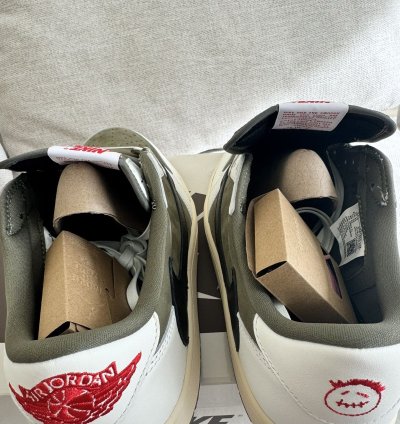 Air Jordan 1 Retro Low Travis Scott Medium Olive US 11