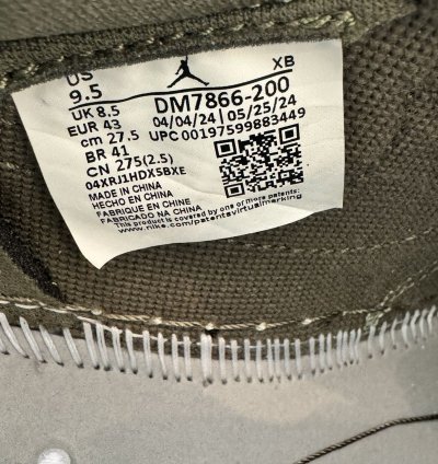 Air Jordan 1 Retro Low Travis Scott Medium Olive US 9 5