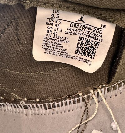 Air Jordan 1 Retro Low Travis Scott Medium Olive US 9 5