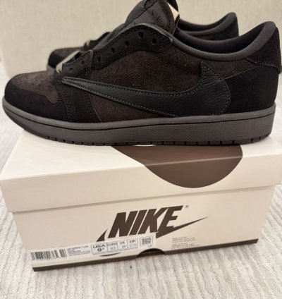Air Jordan 1 Retro Low Travis Scott Velvet Brown US 9 5