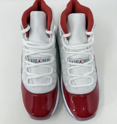 Air Jordan 11 Cherry Retro High Red White Sneakers 2022