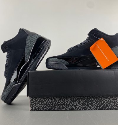 Air Jordan 3 Retro 2025 Black Cat - CT8532-001