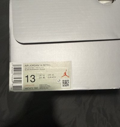 Air Jordan 14 Retro Black Toe