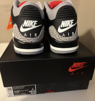 Air Jordan 3 Black Cement 2024