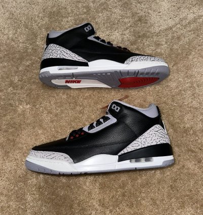 Air Jordan 3 Retro Black Cement 2024