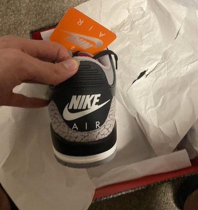 Air Jordan 3 Retro OG Black Cement 2024