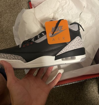 Air Jordan 3 Retro OG Black Cement 2024