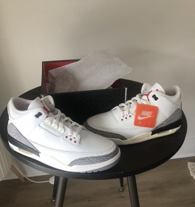 Air Jordan 3 White Cement - Reimagined