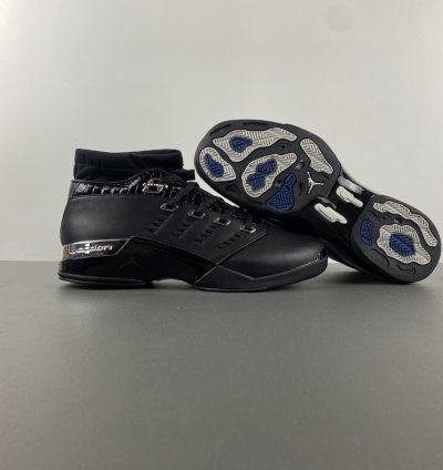 Air Jordan 17 OG Low Black Chrome - 303891-004